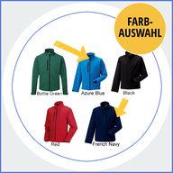 Softshelljacke bestickt