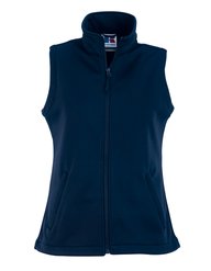 Frauen Softshellweste besticken navy