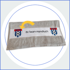 Handtücher bedruckt Verein