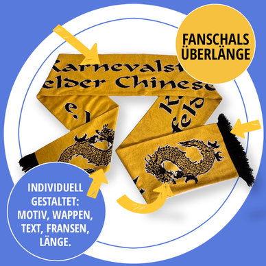 Fanschals mit Überlänge