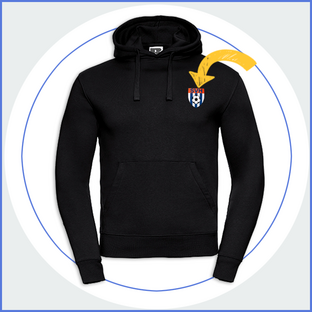 Hooded Sweatpullover bedruckt