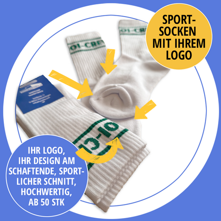 Sportsocken für Firmen
