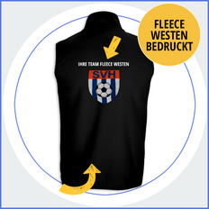 Fleece Westen bedruckt
