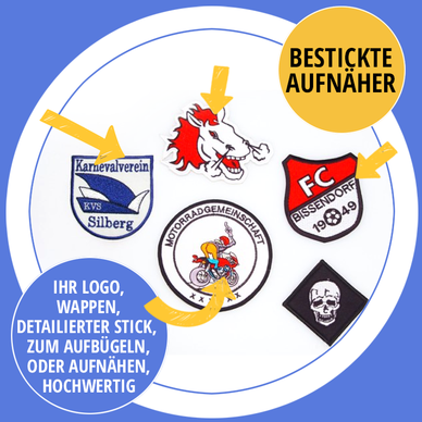 Aufnäher mit Stick