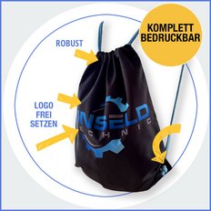 Turnbeutel komplett bedruckt