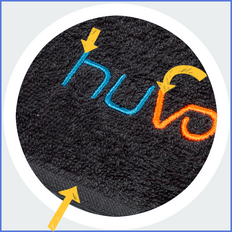 Gästehandtuch bestickt