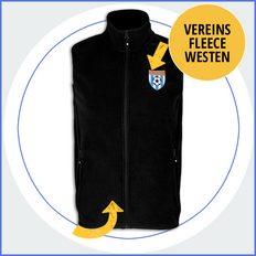 Fleece Westen bestickt