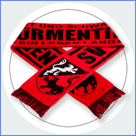 Vereinschals gestrickt