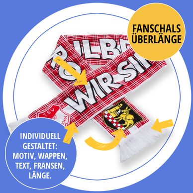 Fanschals in Überlänge
