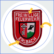 Aufnäher bestickt