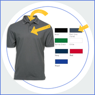 Farbauswahl Poloshirts