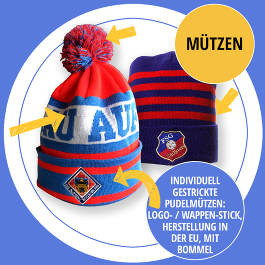 Veredelte Mützen