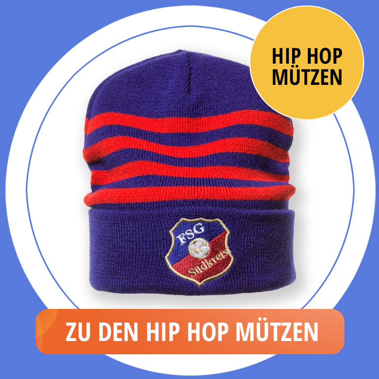 Hip Hop Mützen bestickt
