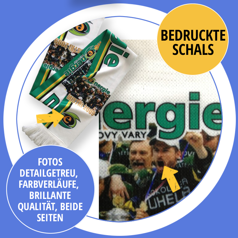 bedruckte Schals