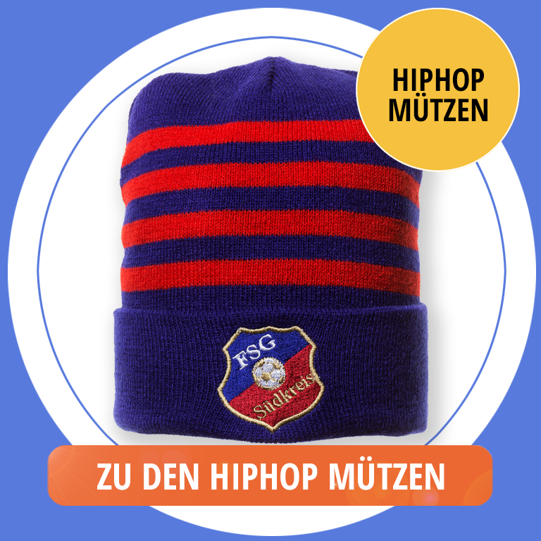 individuelle HipHop Mützen