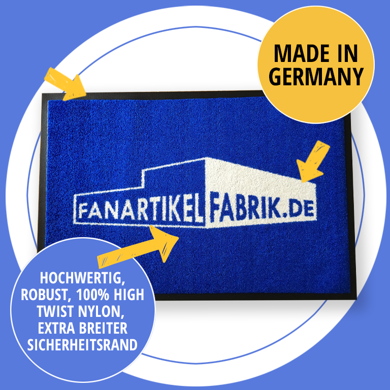 Bedruckte Fußmatten