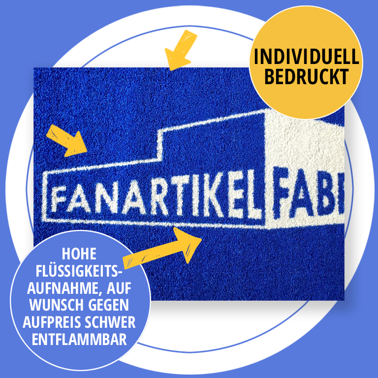 Fußmatte individuell bedruckt