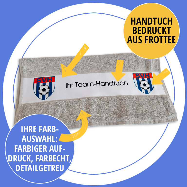 Handtuch bedruckt
