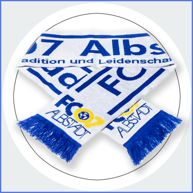 gestrickter Jacquardschal