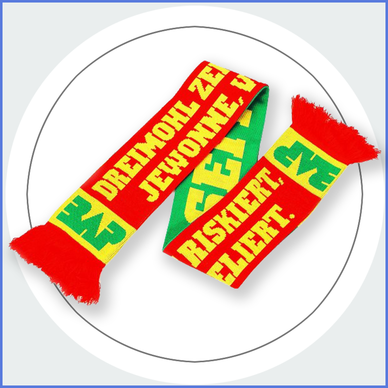 gestrickter Jacquardschal