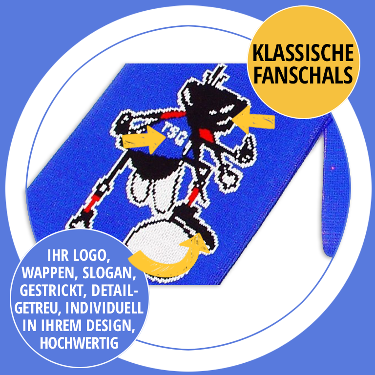 klassischer Fanschal Firmen