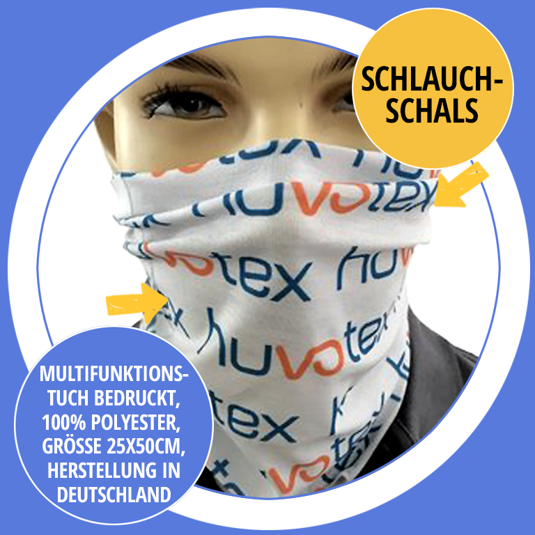 Schlauchschals bedruckt