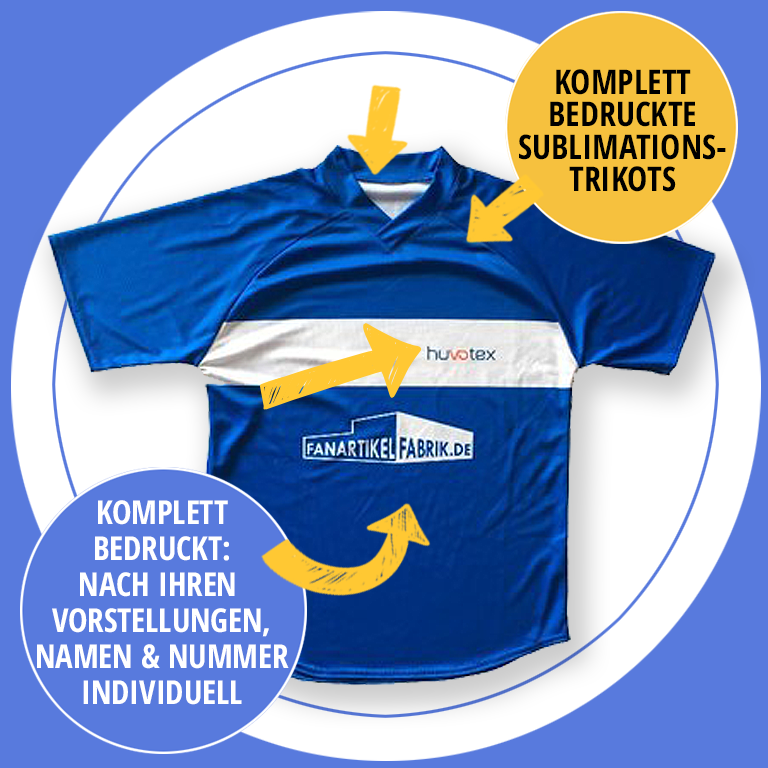 Sublimationstrikot bedruckt