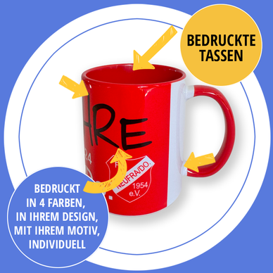 Tassen bedruckt Verein