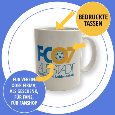 Tassen bedruckt mit Logo