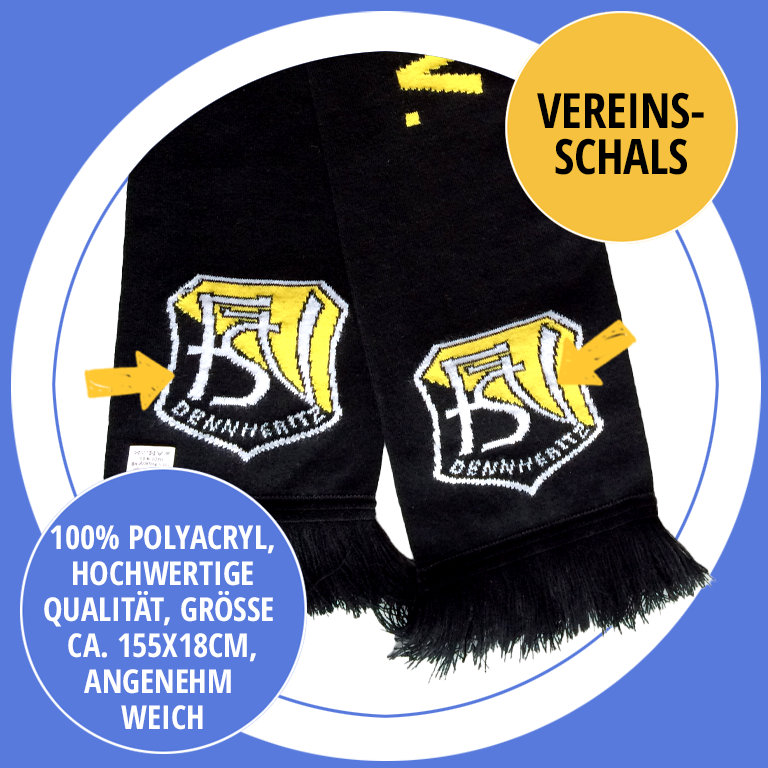 gestrickte Vereinsschals